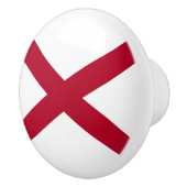 vlag van de staat Alabama Keramische Knop (Rechts)