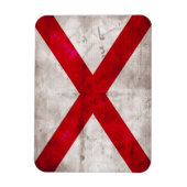 vlag van de staat Alabama Magneet (Verticaal)
