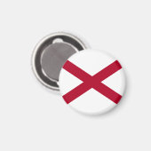 vlag van de staat Alabama Magneet (Voorkant / Achterkant)