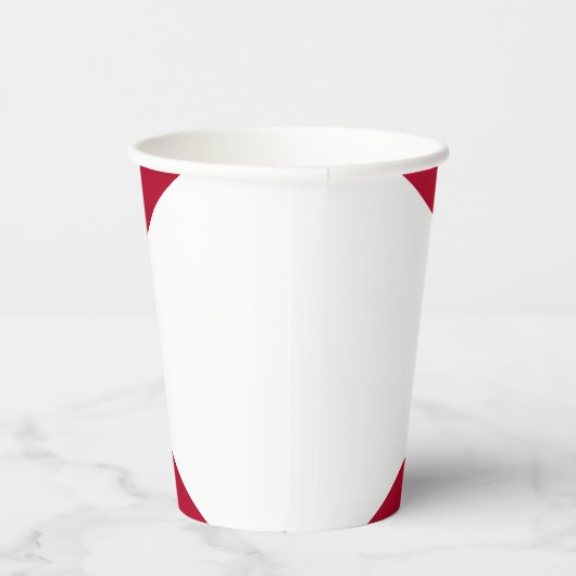 vlag van de staat Alabama Papieren Bekers (Rechts)