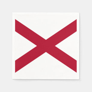 vlag van de staat Alabama Servetten
