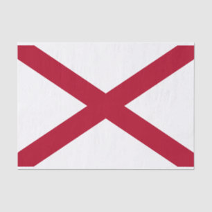 vlag van de staat Alabama Tissuepapier