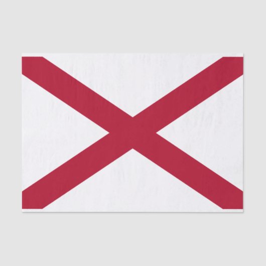 vlag van de staat Alabama Tissuepapier (Voorkant)