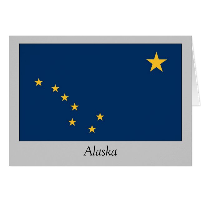 vlag van de staat Alaska (Voorkant Horizontaal)