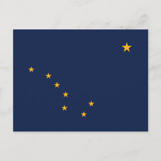 vlag van de staat Alaska Briefkaart