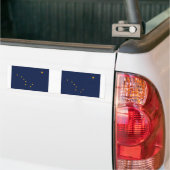 vlag van de staat Alaska Bumpersticker (Op Truck)