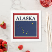 vlag van de staat Alaska Servet (Insitu)