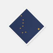 vlag van de staat Alaska Servet (Hoek)