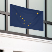 vlag van de staat Alaska Spandoek (Buitenkant Gebouw)