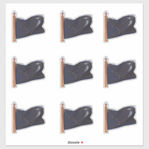 Vlag van de staat Alaska Sticker