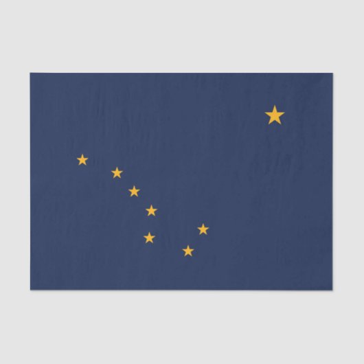 vlag van de staat Alaska Tissuepapier (Voorkant)