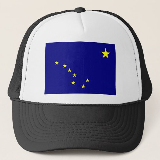 vlag van de staat Alaska Trucker Pet (Voorkant)