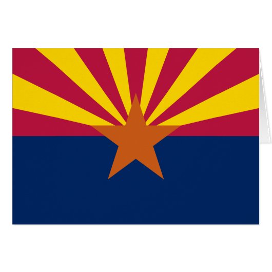 Vlag van de staat Arizona (Voorkant Horizontaal)
