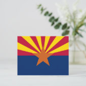 Vlag van de staat Arizona Briefkaart (Staand voorkant)