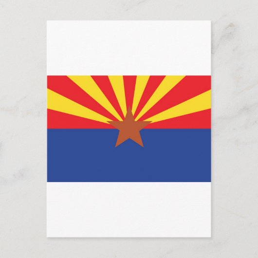 Vlag van de staat Arizona Briefkaart (Voorkant)