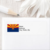 Vlag van de staat Arizona Etiket (Insitu)