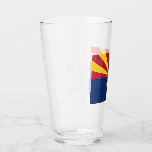 Vlag van de staat Arizona Glas (Rechts)