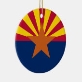 Vlag van de staat Arizona Keramisch Ornament (Rechts)