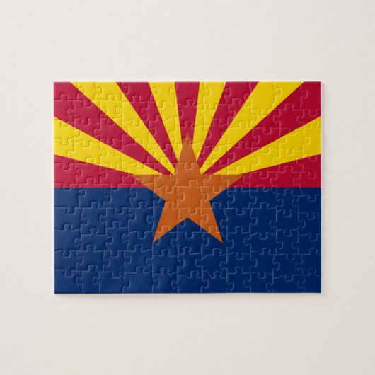 Vlag van de staat Arizona Legpuzzel (Horizontaal)