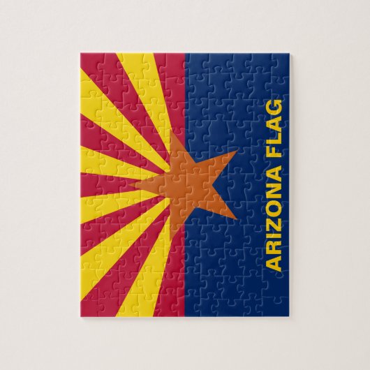 Vlag van de staat Arizona Legpuzzel (Verticaal)