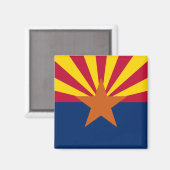Vlag van de staat Arizona Magneet (Voorkant / Achterkant)