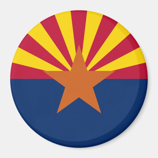 Vlag van de staat Arizona Magneet (Voorkant)