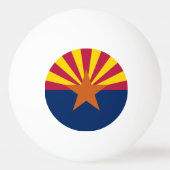 Vlag van de staat Arizona Pingpongballen (Voorkant)