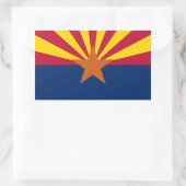 Vlag van de staat Arizona Rechthoekige Sticker (Tas)