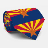 Vlag van de staat Arizona Stropdas (Opgerold)