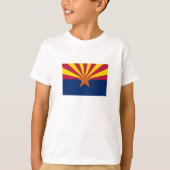 Vlag van de staat Arizona T-shirt (Voorkant)