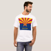 Vlag van de staat Arizona T-shirt (Voorkant volledig)