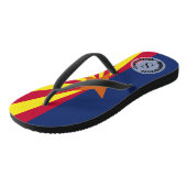 Vlag van de staat Arizona Teenslippers (Schuin)