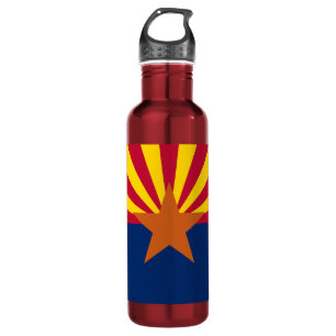Vlag van de staat Arizona Waterfles