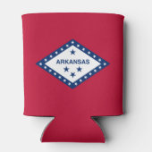 Vlag van de staat Arkansas Blikjeskoeler (Achterkant)