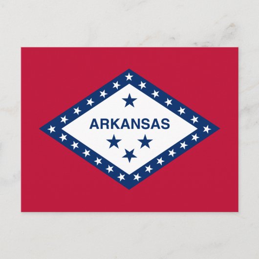 Vlag van de staat Arkansas Briefkaart (Voorkant)