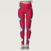 Vlag van de staat Arkansas Leggings (Voorkant)