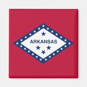 Vlag van de staat Arkansas Magneet