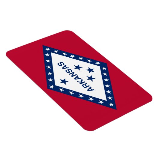 Vlag van de staat Arkansas Magneet (Rechterzijde)