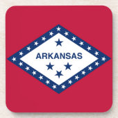 Vlag van de staat Arkansas Onderzetter (Voorkant)
