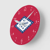 Vlag van de staat Arkansas Ronde Klok (Hoek)