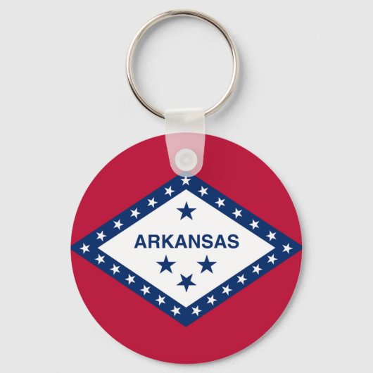Vlag van de staat Arkansas Sleutelhanger (Voorkant)