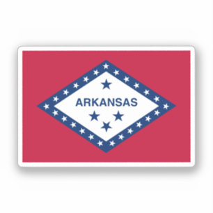 Vlag van de staat Arkansas Sticker