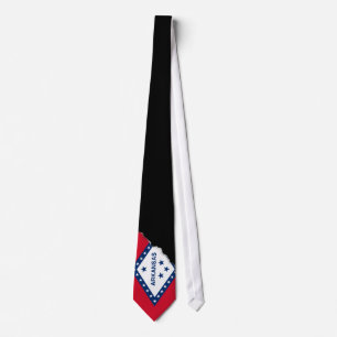Vlag van de staat Arkansas Stropdas