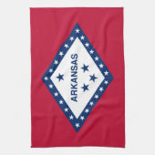 Vlag van de staat Arkansas Theedoek (Verticaal)