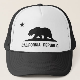 Vlag van de staat Californië op de Vlag van Trucke Trucker Pet