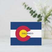 Vlag van de staat Colorado Briefkaart (Staand voorkant)