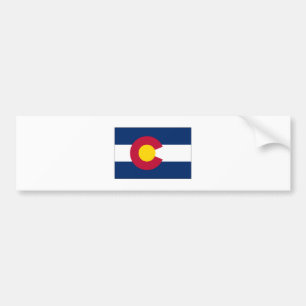 Vlag van de staat Colorado Bumpersticker