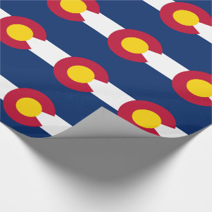 Vlag van de staat Colorado Cadeaupapier