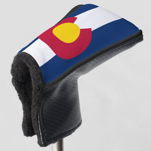 Vlag van de staat Colorado Golfheadcover (3/4 voorkant)