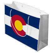Vlag van de staat Colorado Groot Cadeauzakje (Achterkant Gekanteld)